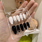 Handmade press-on nails Willow nail perforation