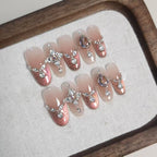 Handmade press-on nails Gem