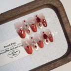 Handmade press-on nails Gem