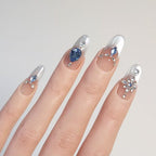 Handmade press-on nails Gem
