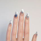 Handmade press-on nails Gem