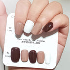 Handmade press-on nails Minimalist French