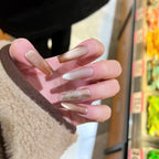 Handmade press-on nails Late Autumn Mocha