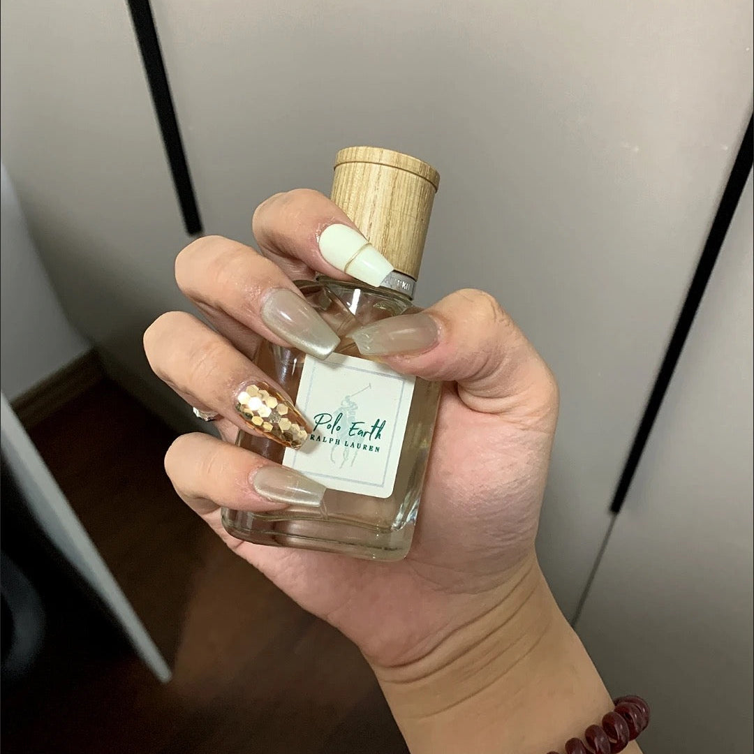 Custom Handmade press-on nails Gilding