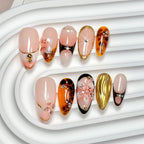 Luxury 3D Gold Almond