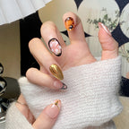 Luxury 3D Gold Almond