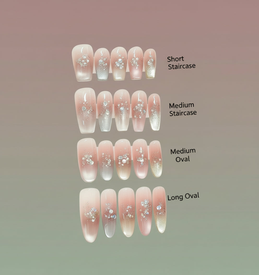 New style dopamine cat eye handmade press-on nails customizable